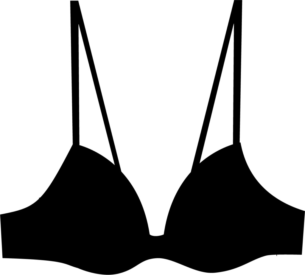 Illustration of a t-shirt bra