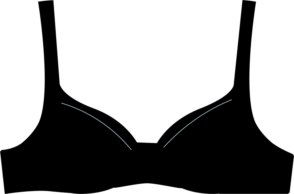 Illustration of a mastectomy bra